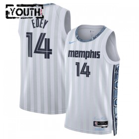 Maillot Enfant Memphis Grizzlies Zach Edey 2025-26 Nike City Edition Gris Swingman